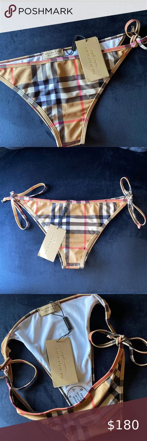 burberry swim brief|burberry plaid bikini.